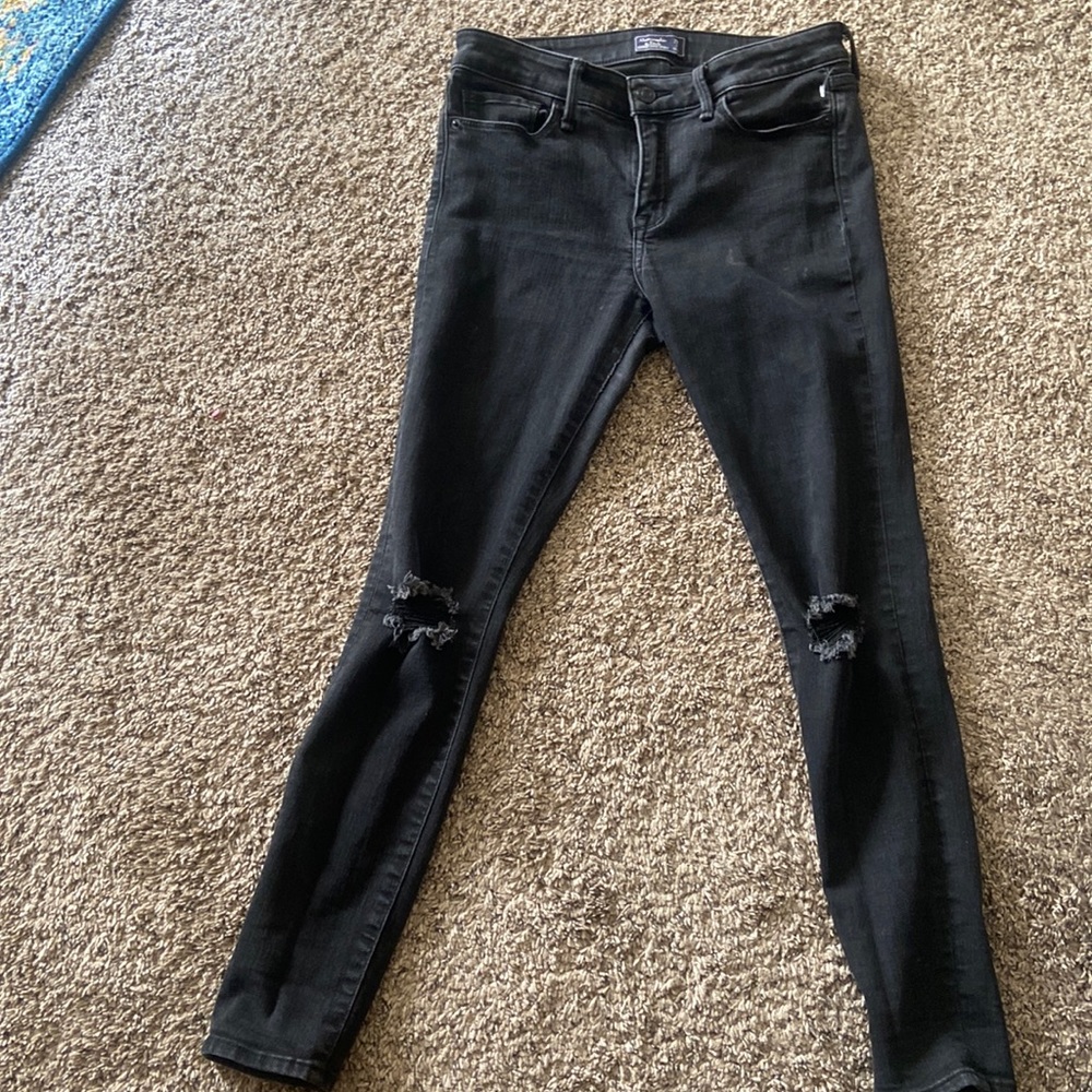 Abercrombie and Fitch black jeans